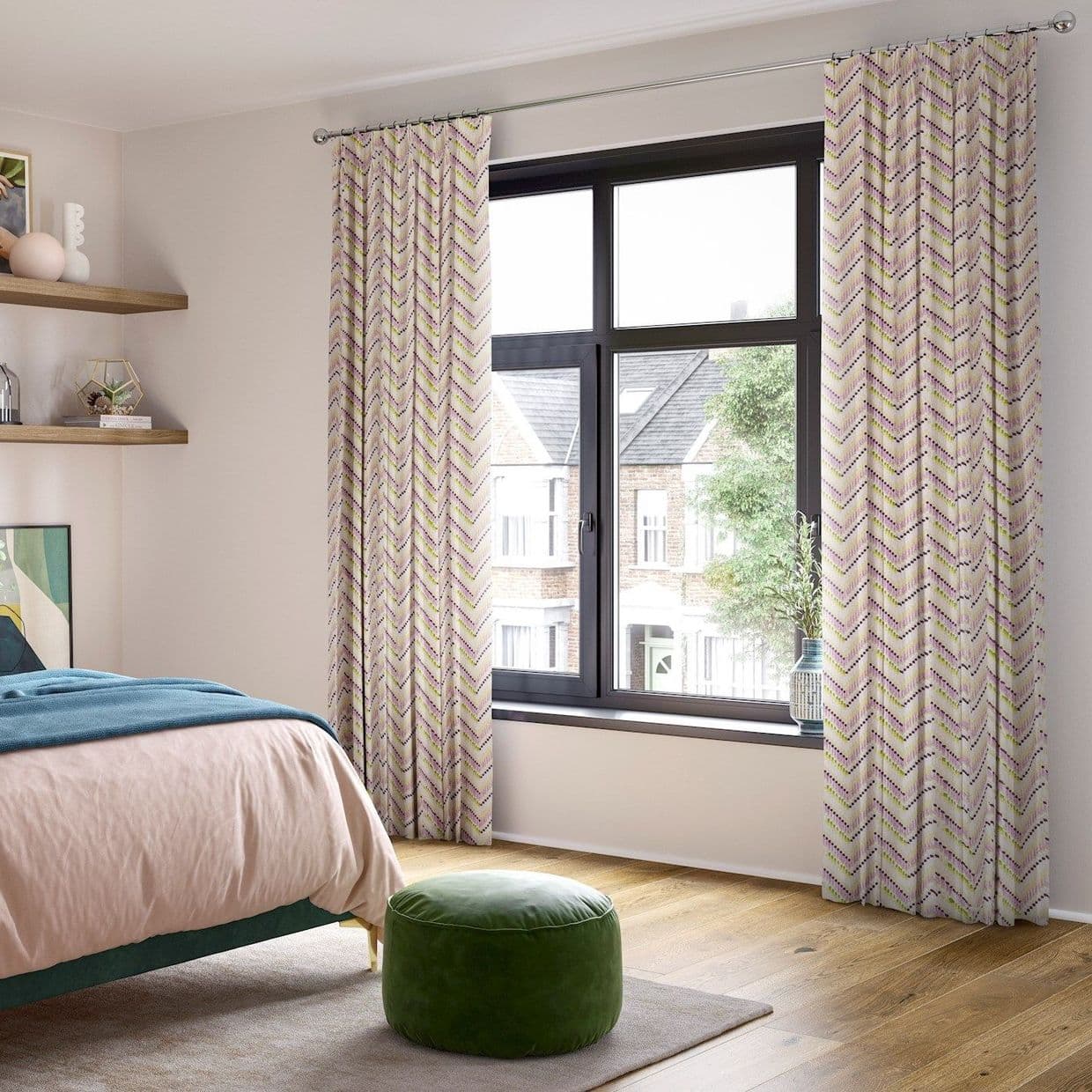 Holi Orchid Curtain