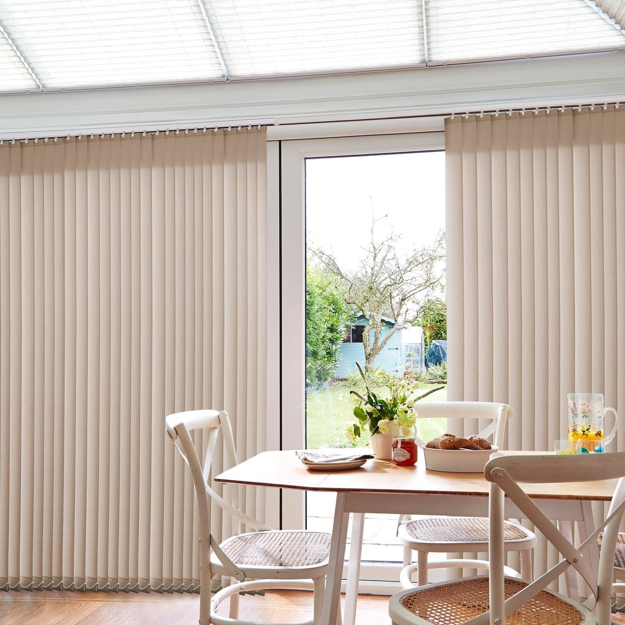 Hugo Natural Conservatory Vertical Blind