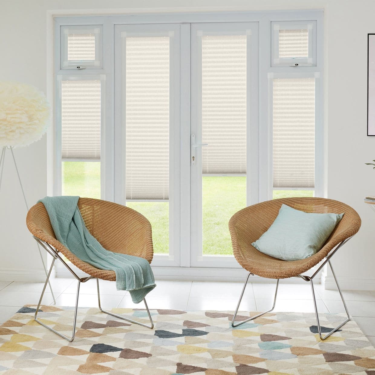 Kari Ivory Perfect fit Pleated blind