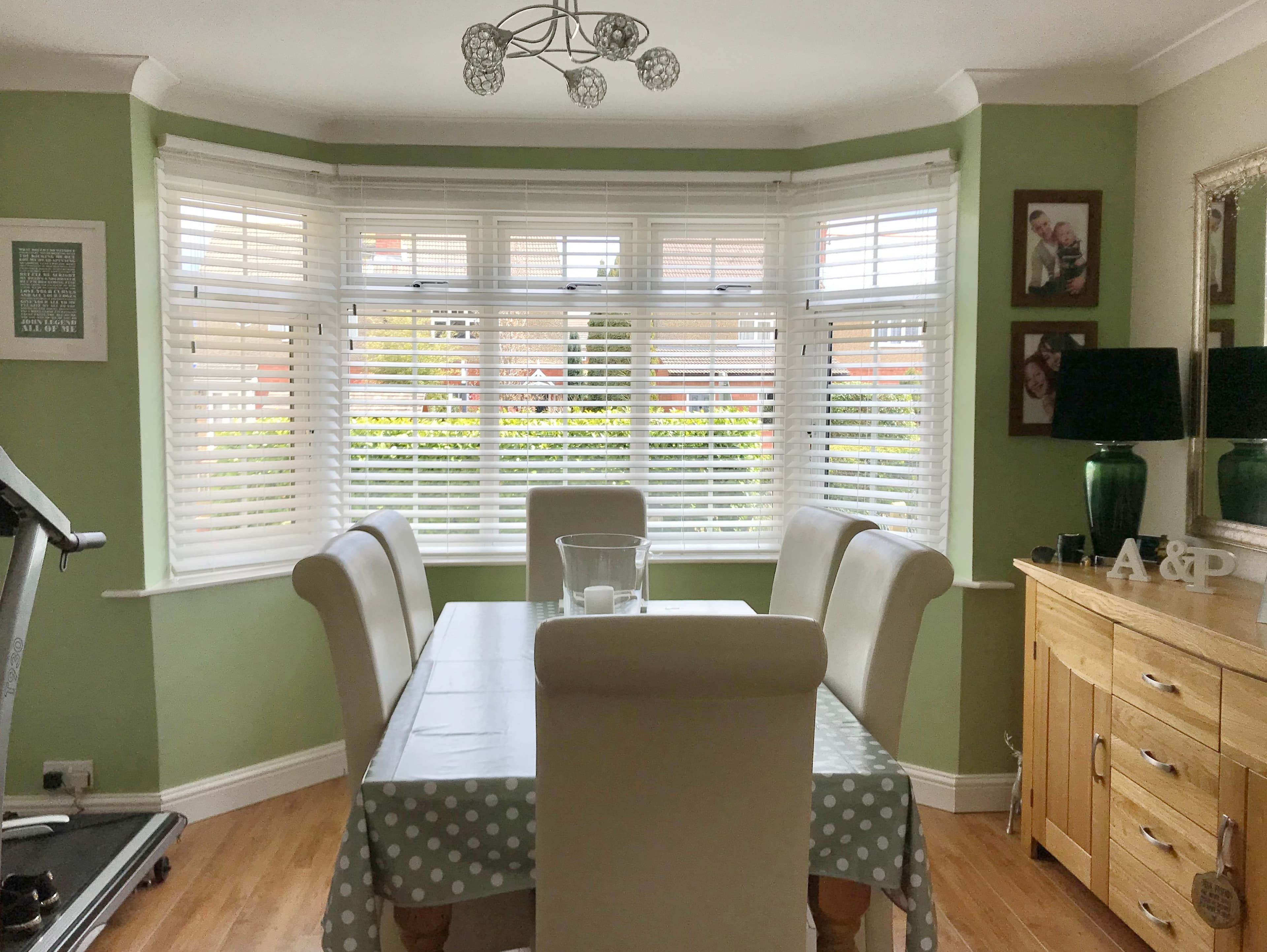 Mirage White Maple Faux Wood Venetian
