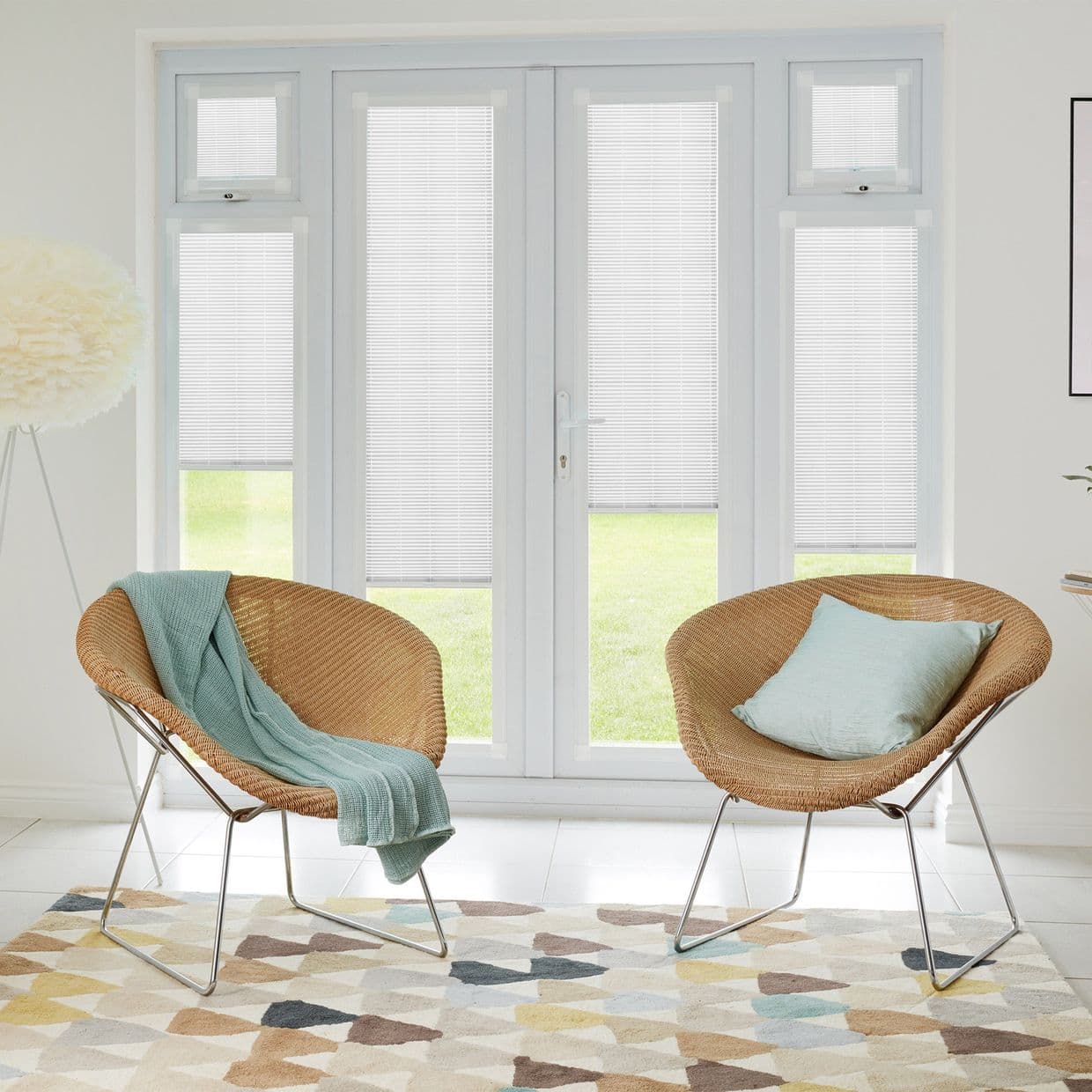 Malbec White Perfect fit Pleated blind