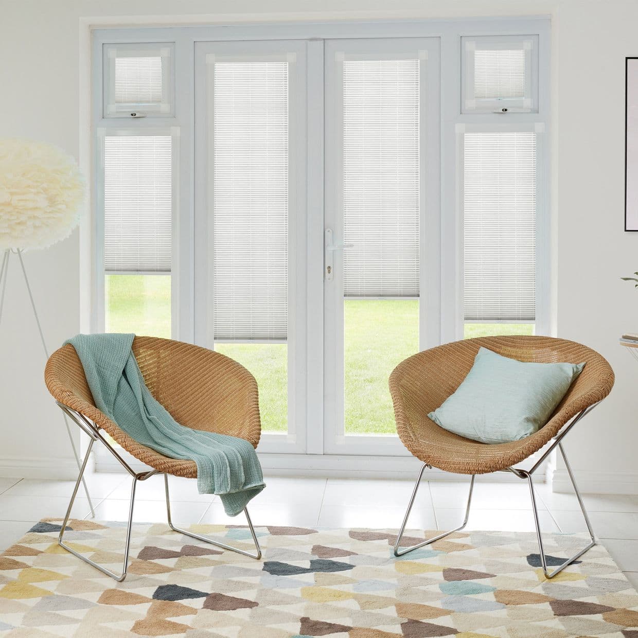 Montoya White Perfect fit Pleated blind