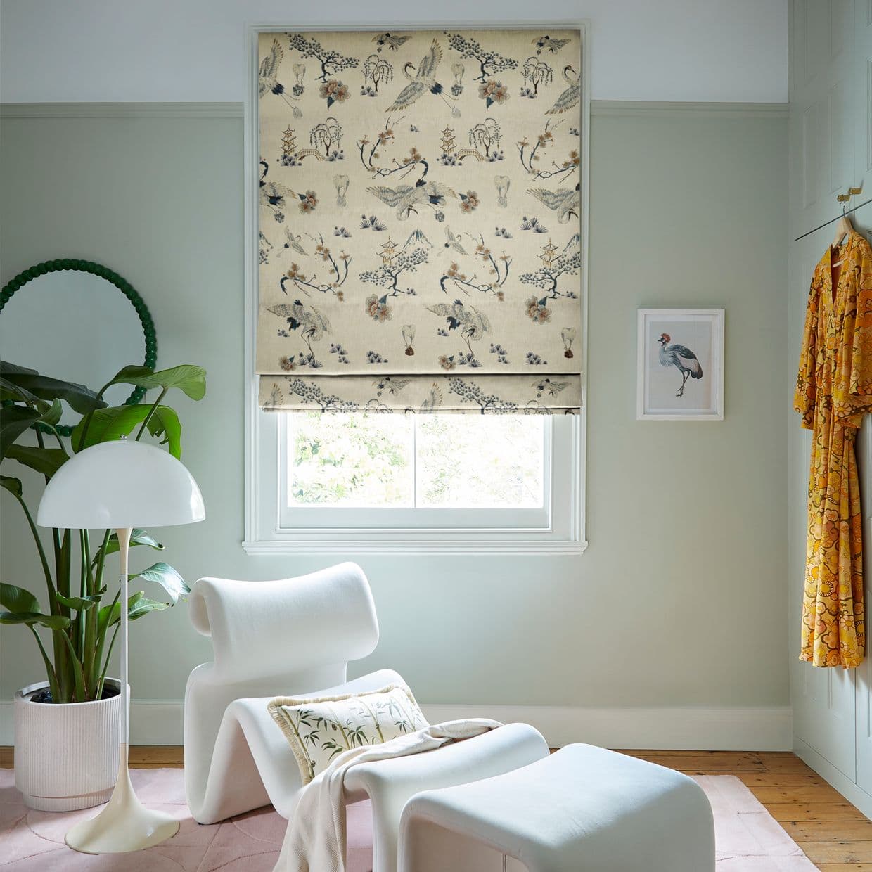 Food Babies Ivory Roman Blind