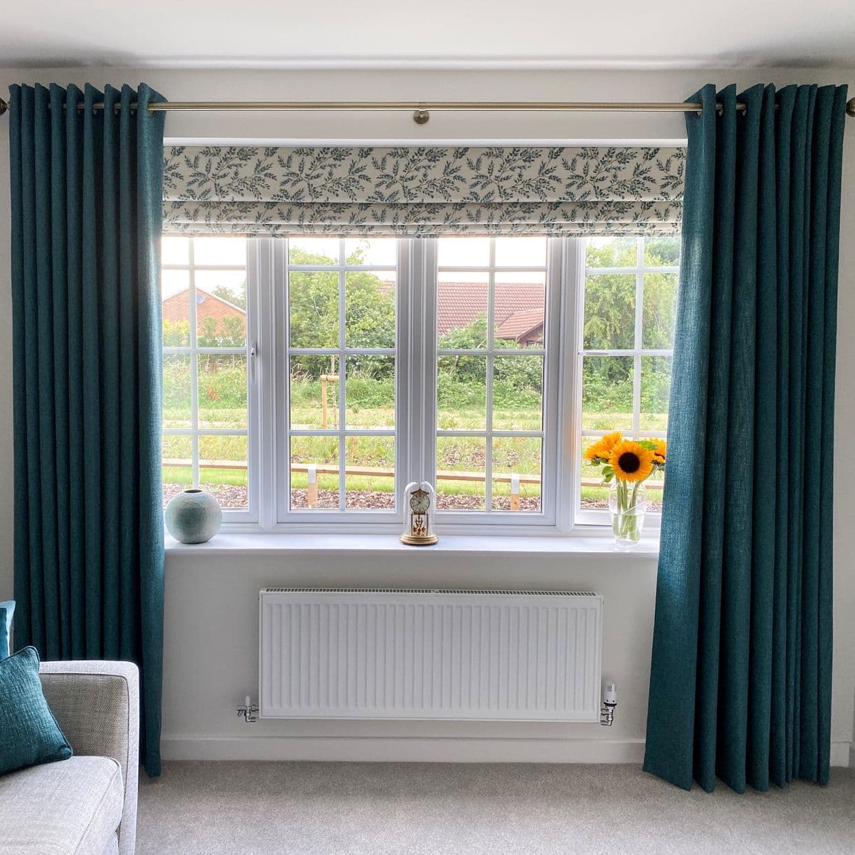 Boheme Teal Curtain