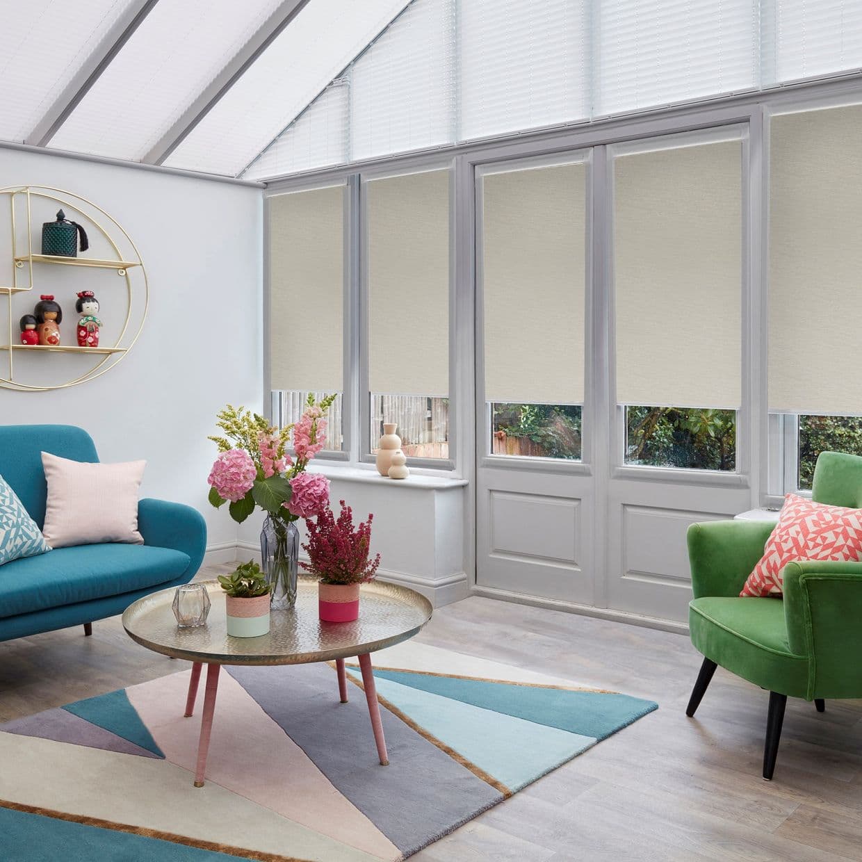 Conscious Linen Conservatory Roller blind