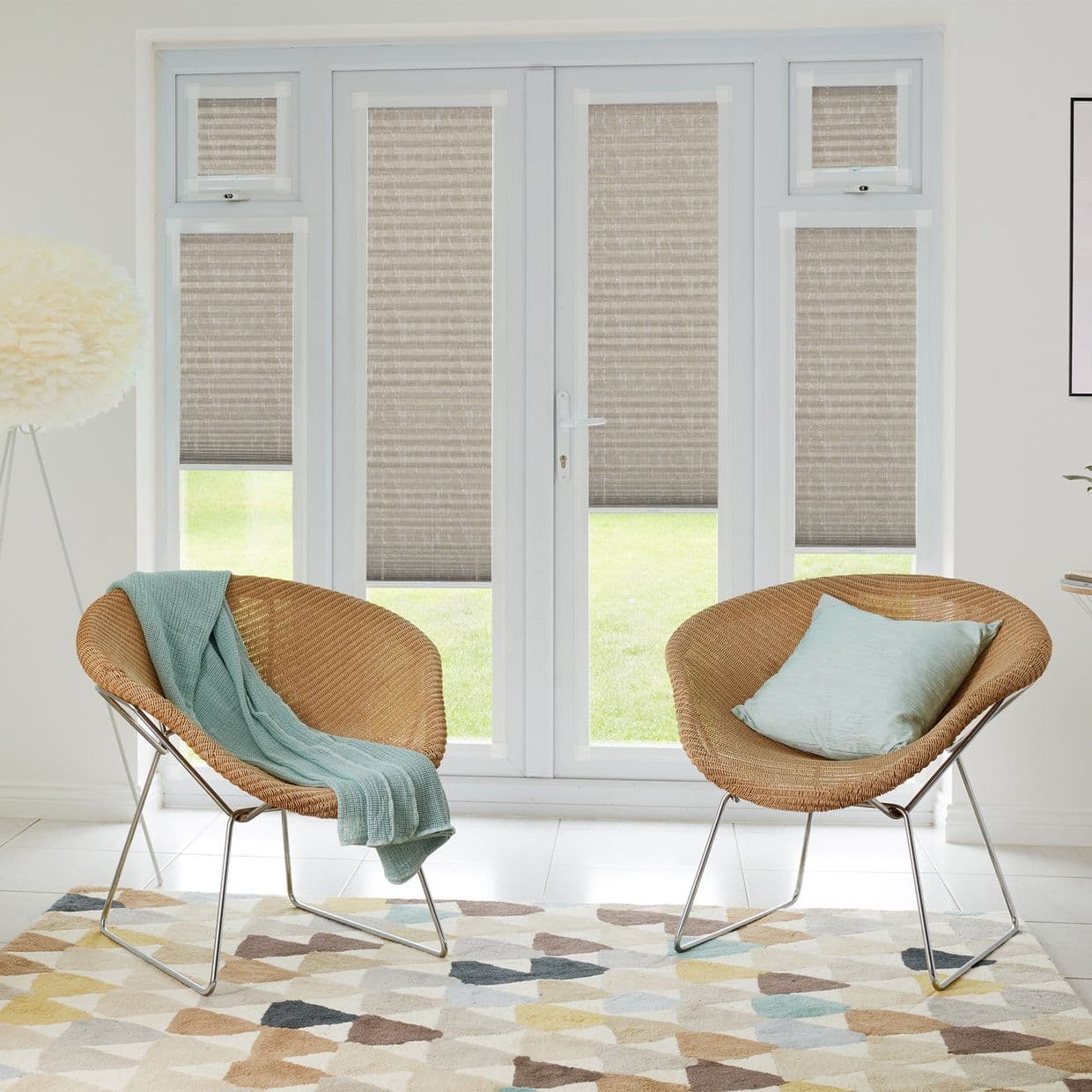 Luster Shell Gold Perfect fit Pleated blind