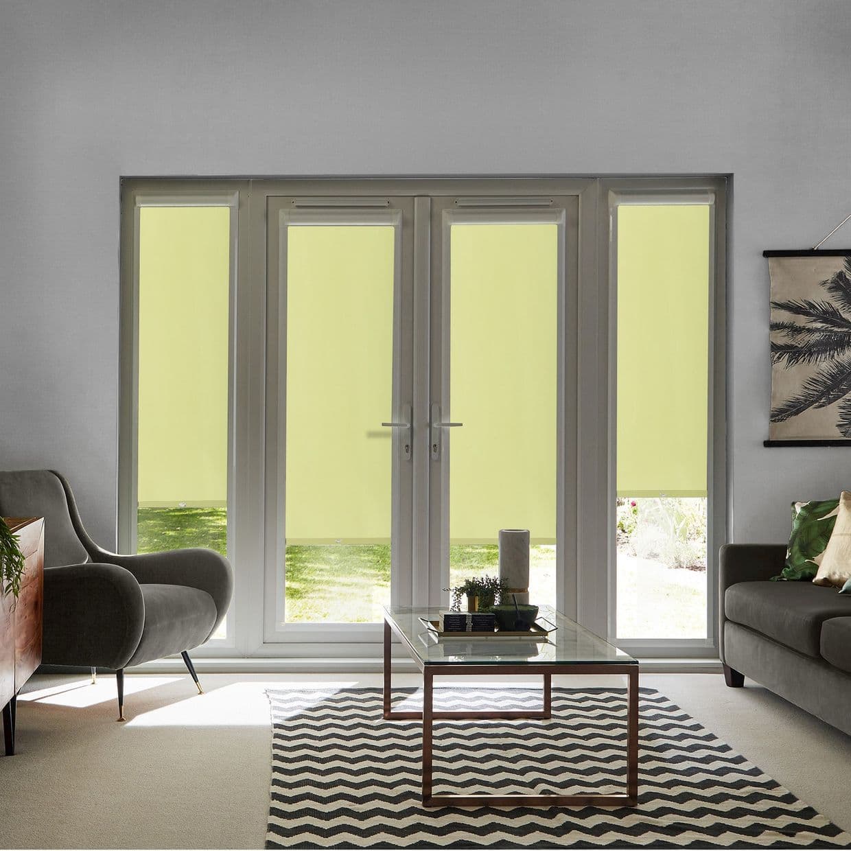 Cordova Green Perfect Fit Roller blind