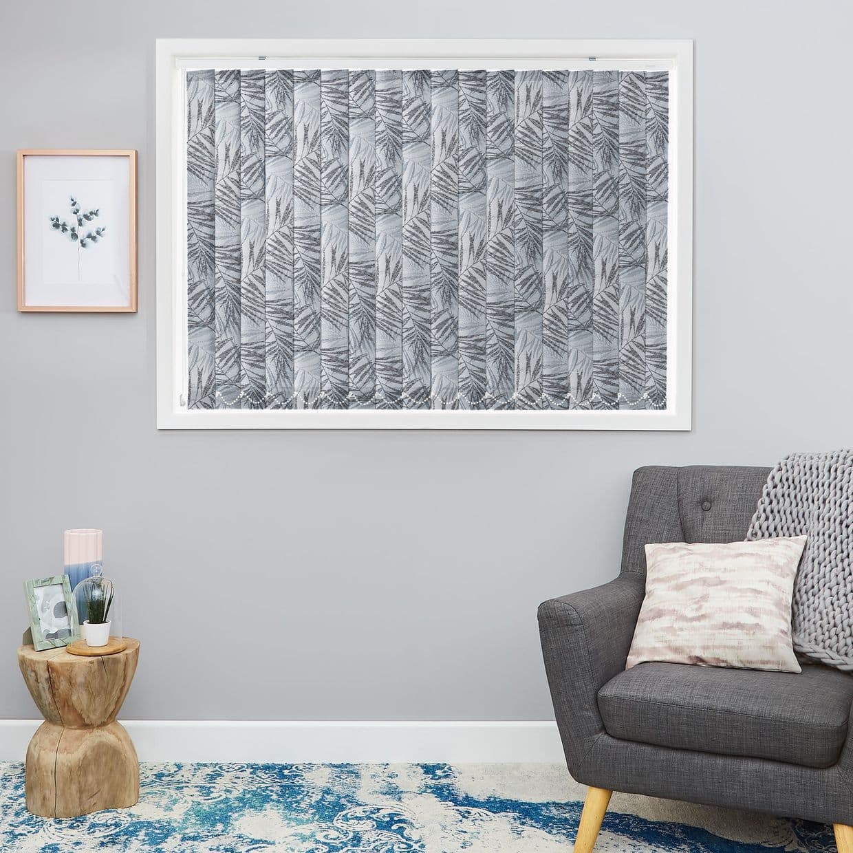 Hothouse Liquorice Vertical Blind