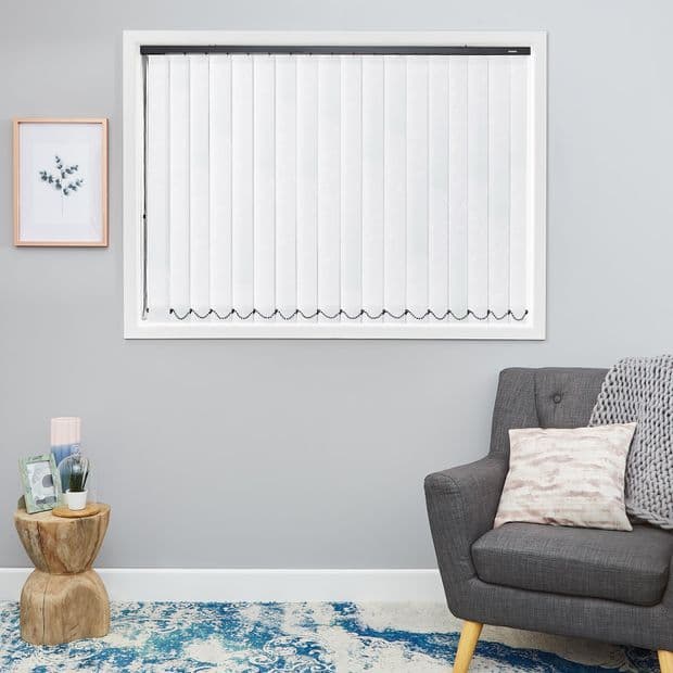 Kimono White Vertical Blind