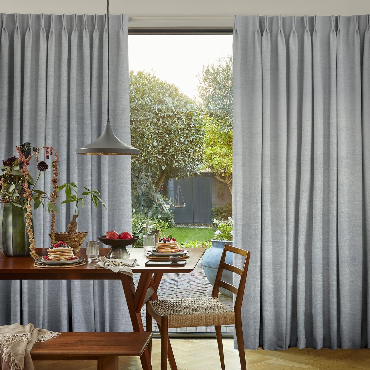 Allure Silver Curtain