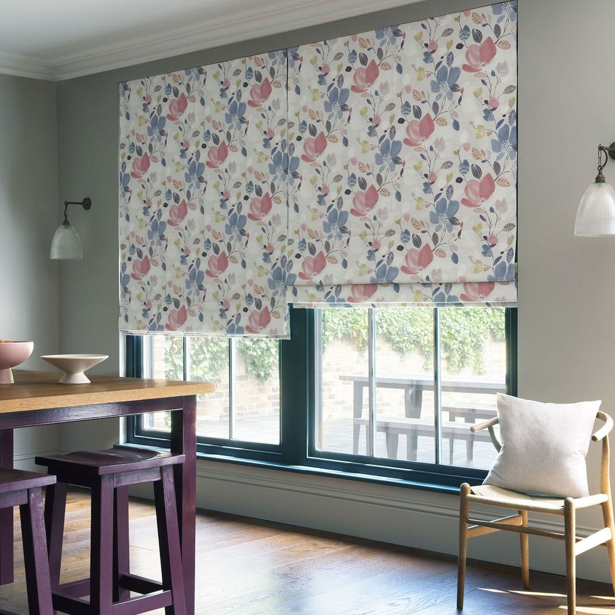 Iver Pastel Roman Blind
