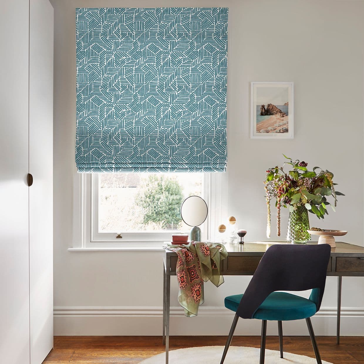 Parquet Mineral Roman blind