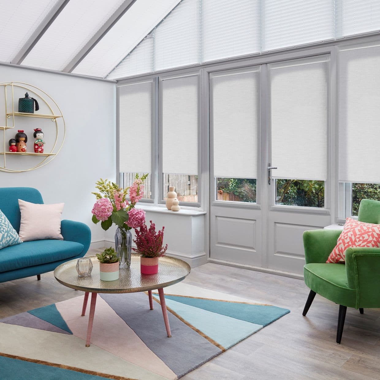Kelis Blackout White Conservatory Roller blind