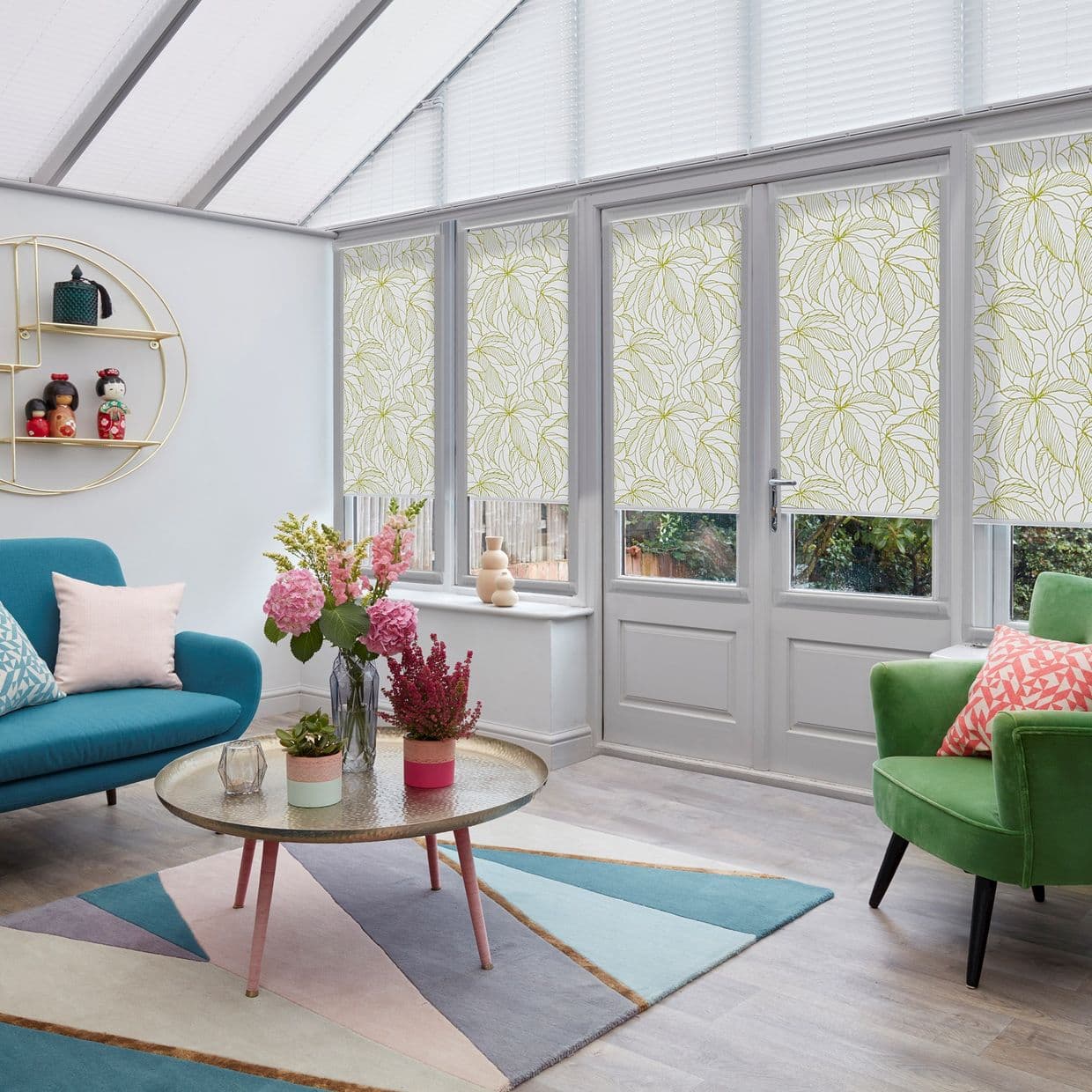 Greenery Tropical Conservatory Roller blind