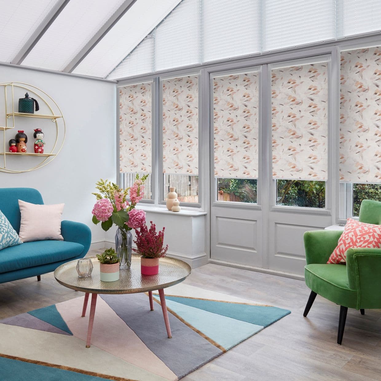 Rivara Plaster Conservatory Roller blind