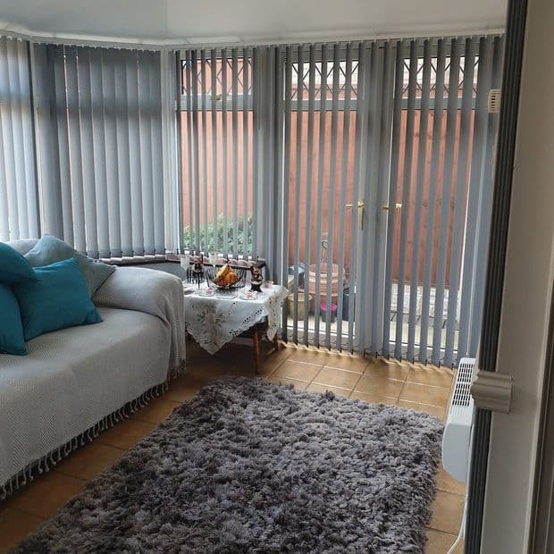 Malin Light Grey Vertical Blind