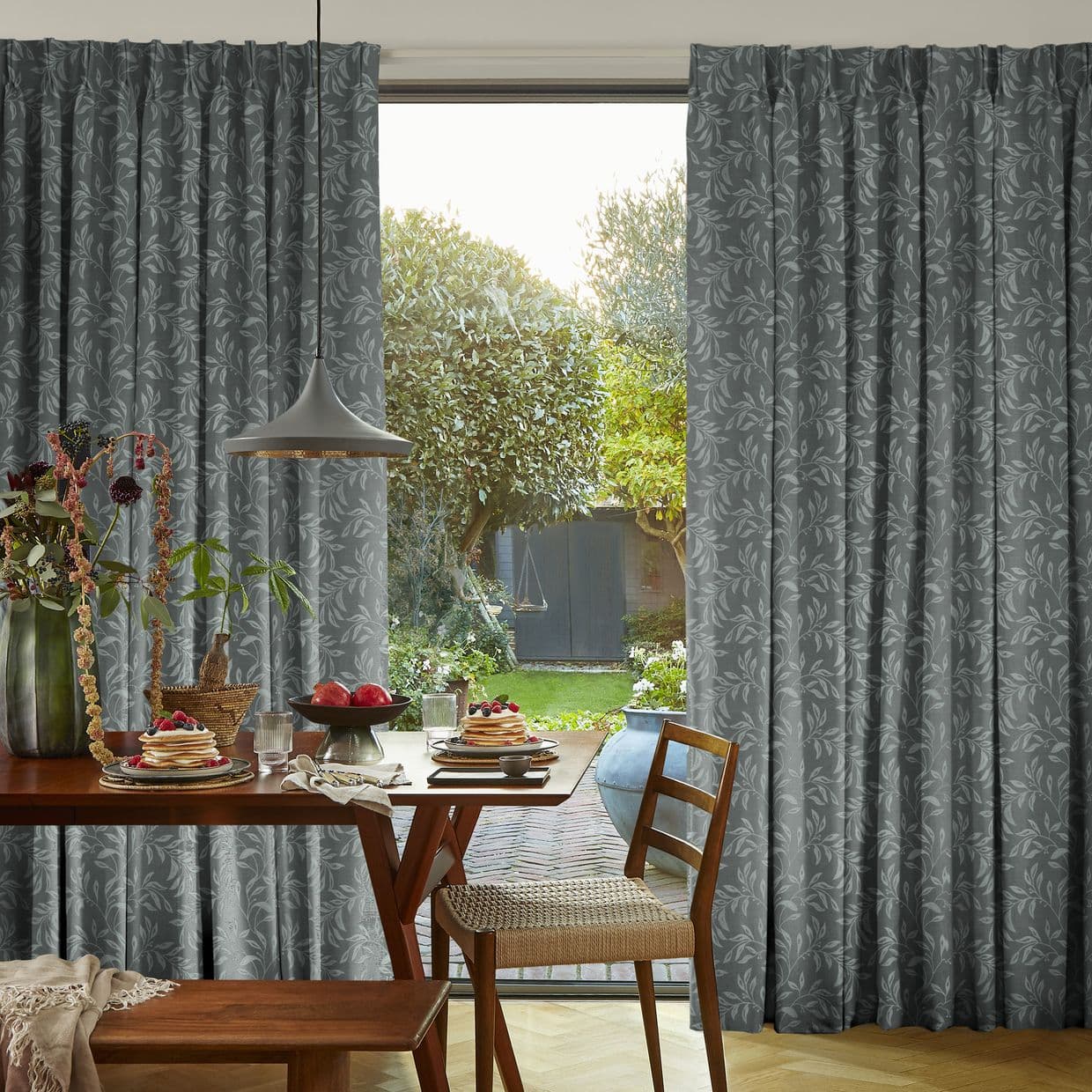 Seraphina Slate Curtain