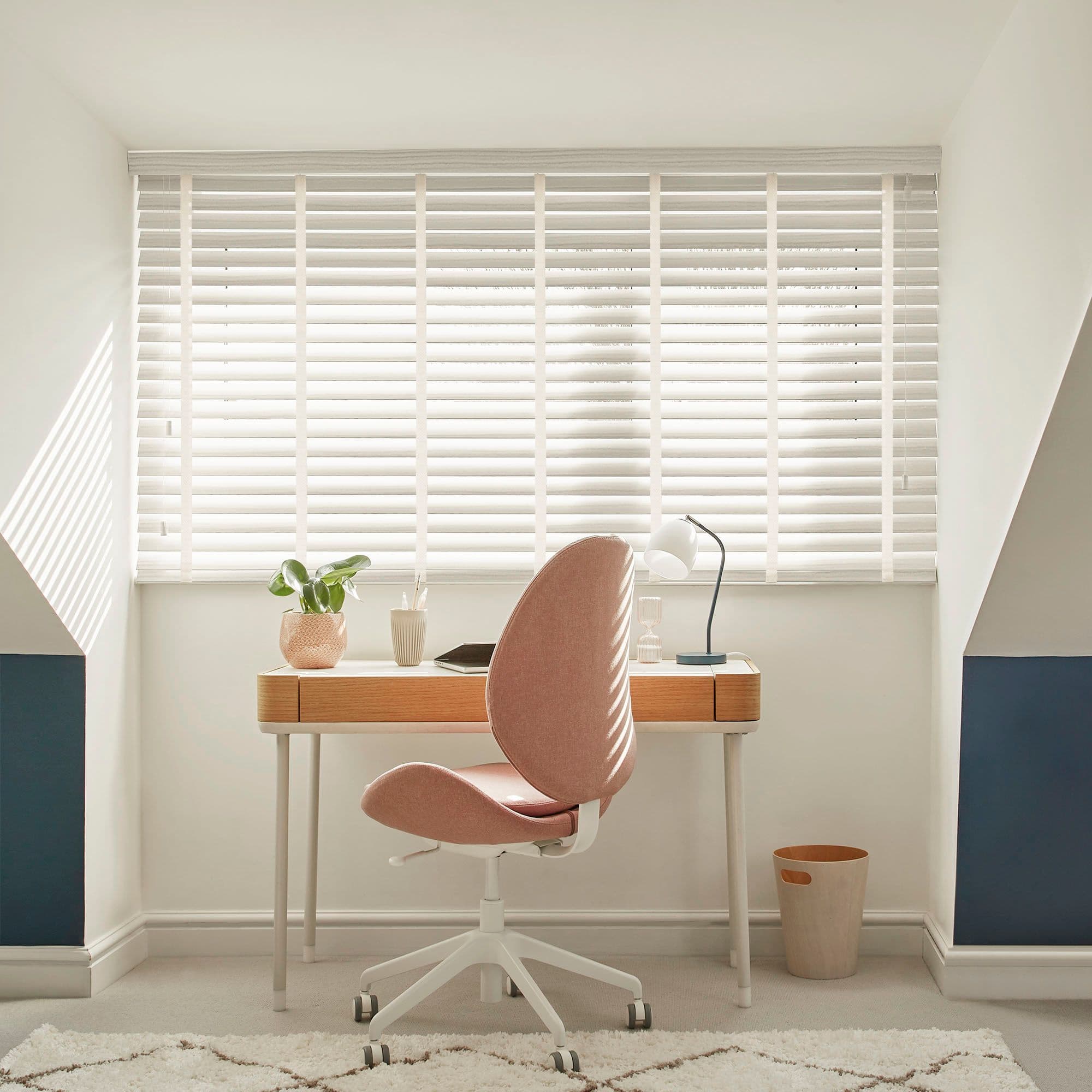Mirage White Maple Faux Wood Venetian
