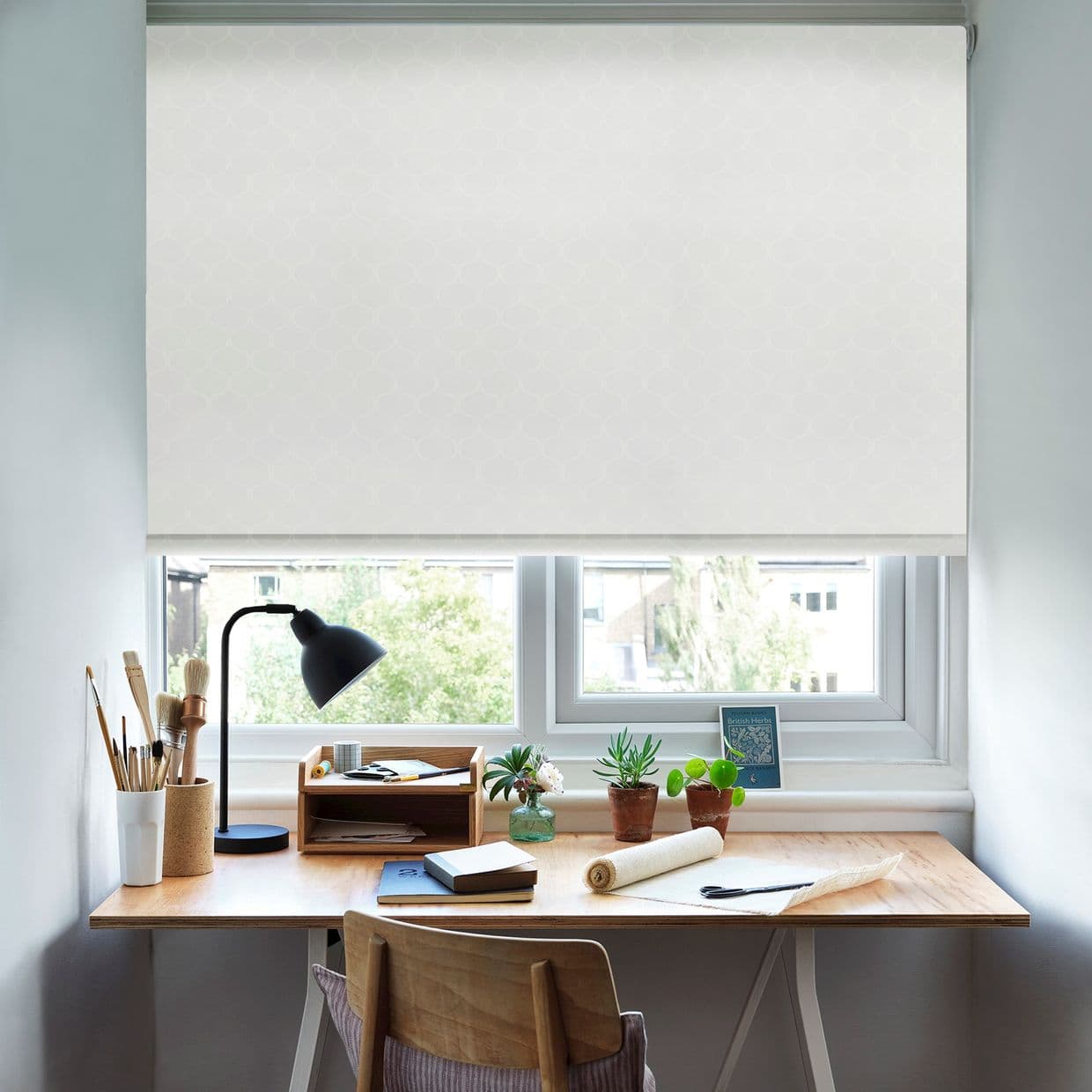 Tapestry Blackout Lace Roller Blind