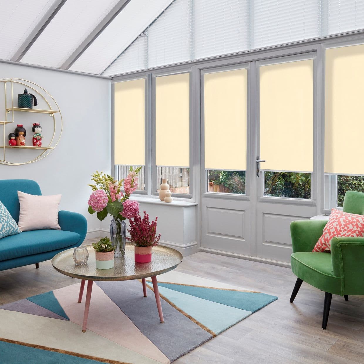 Cordova Vanilla Conservatory Roller blind