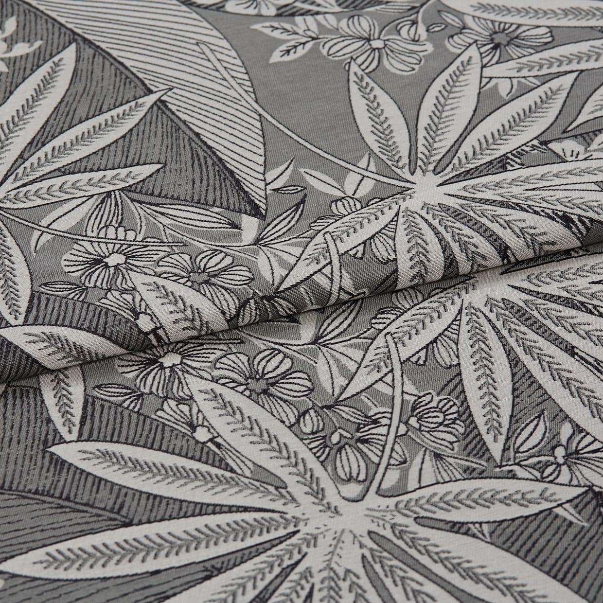 Diva Charcoal Curtain