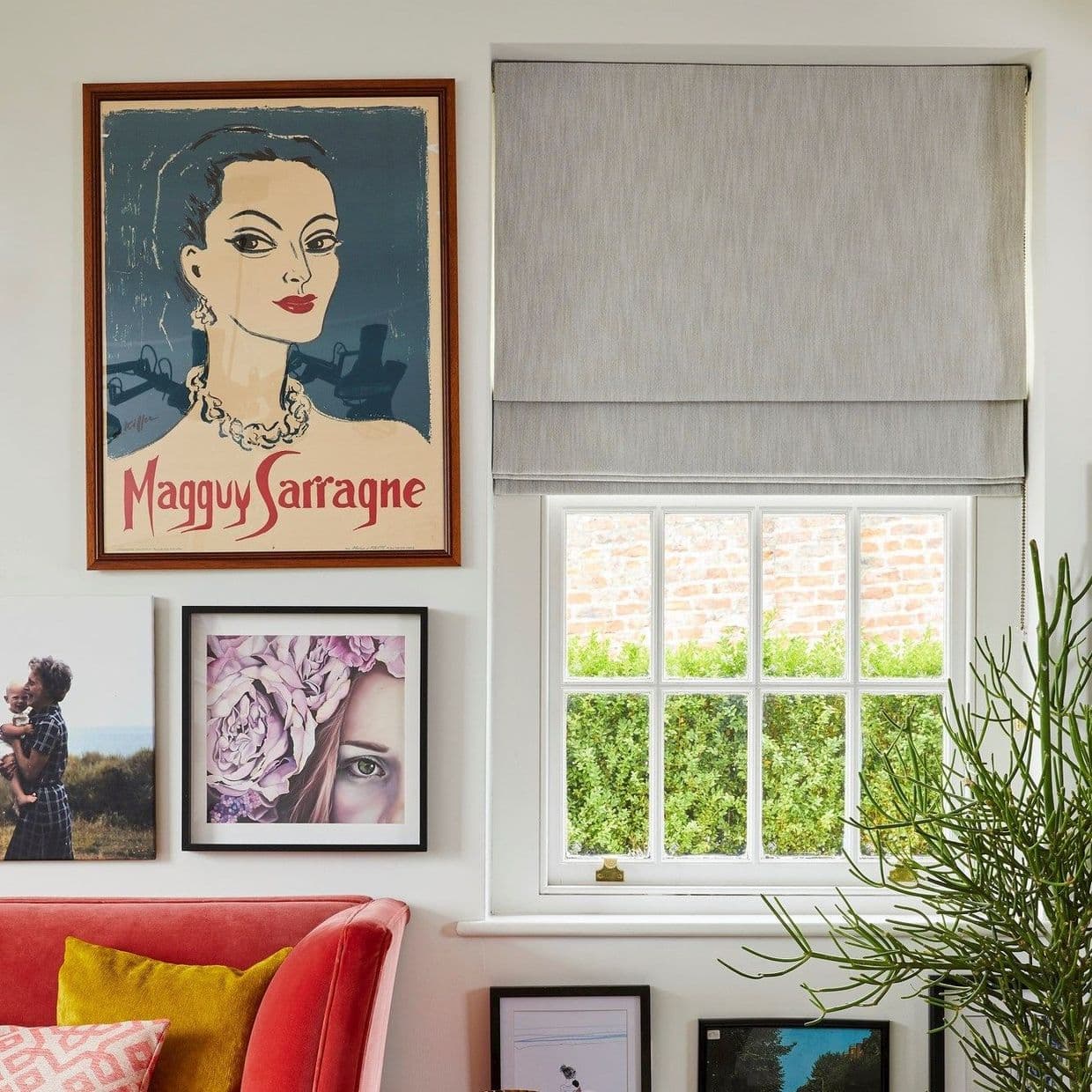 Bailey Cream Roman blind
