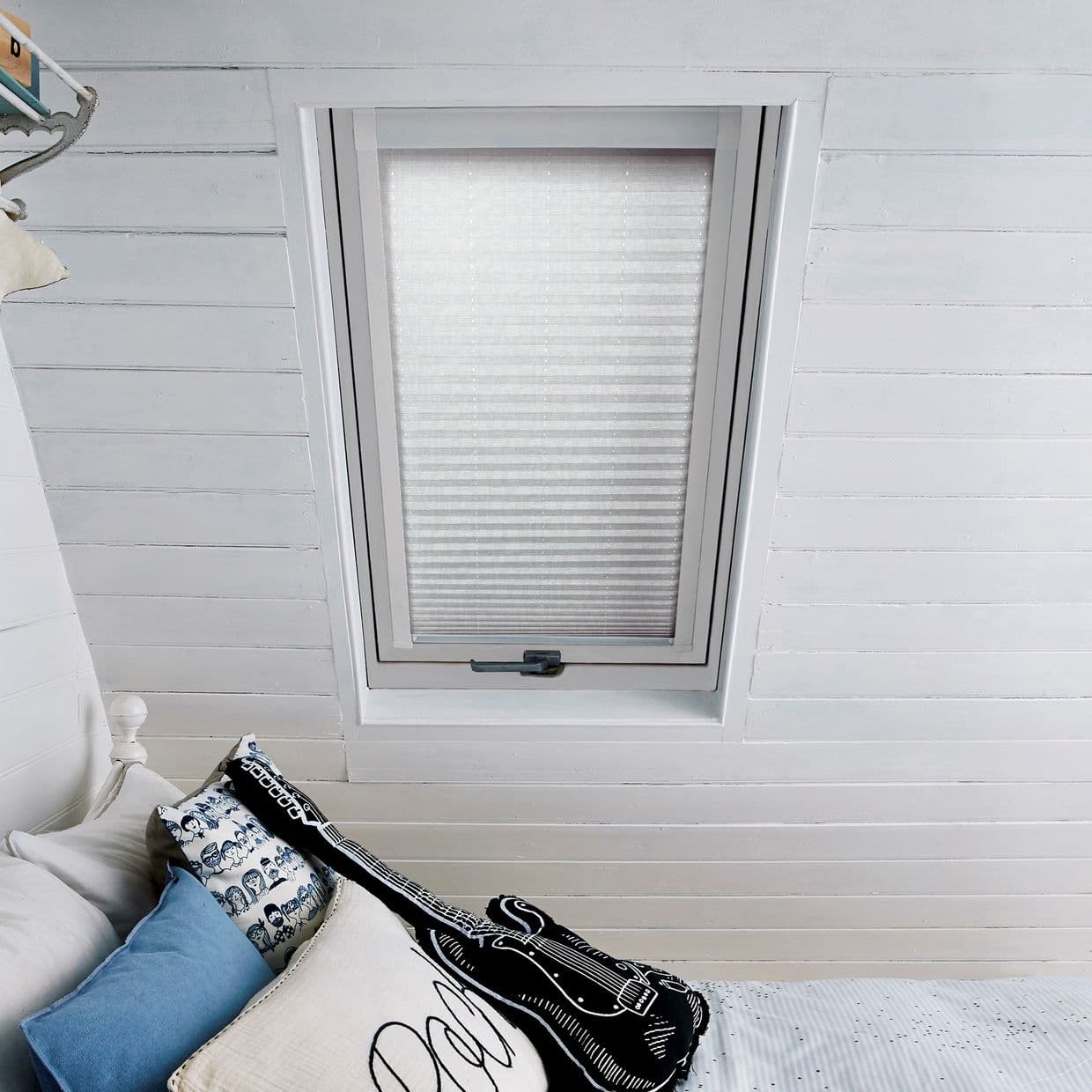Elba Grey Skylight Pleated Blind