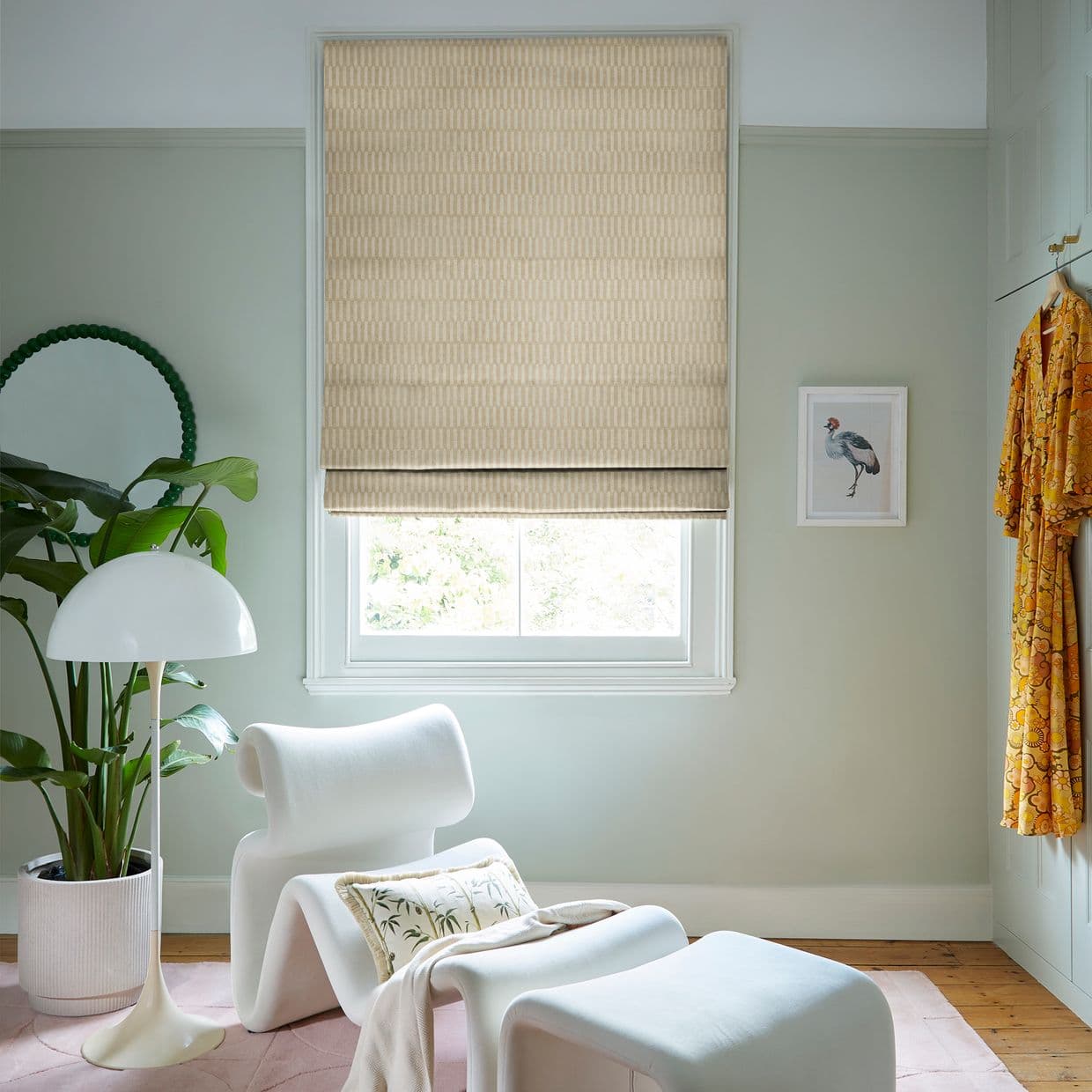 Micro Glaze Sepia Roman Blind