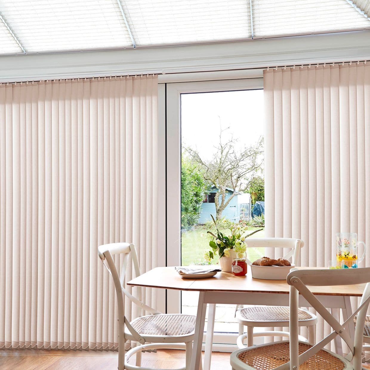 Pattie Natural Conservatory Vertical Blind