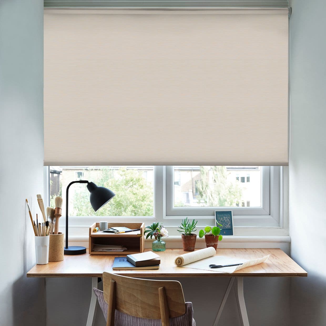 Jerico Blackout Ivory Conservatory Roller blind
