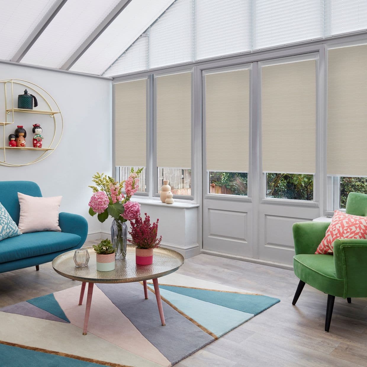 Atlas Clay Conservatory Roller blind