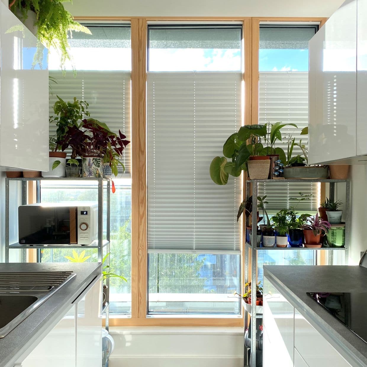 Midas Grey Pleated Blind