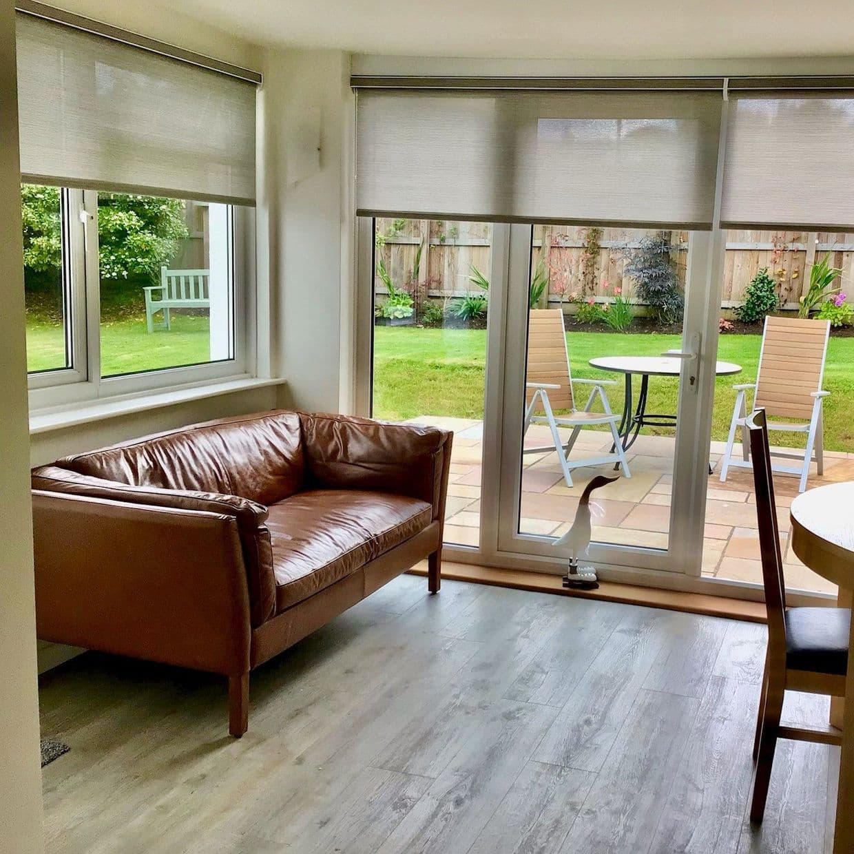 Hickory Parchment Conservatory Roller blind