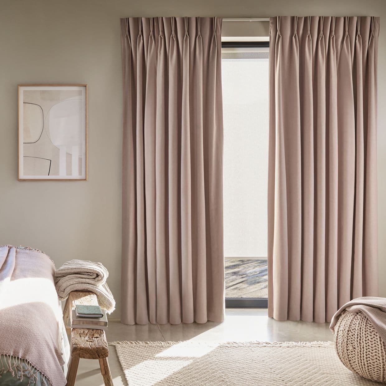 Serene Mauve Curtain