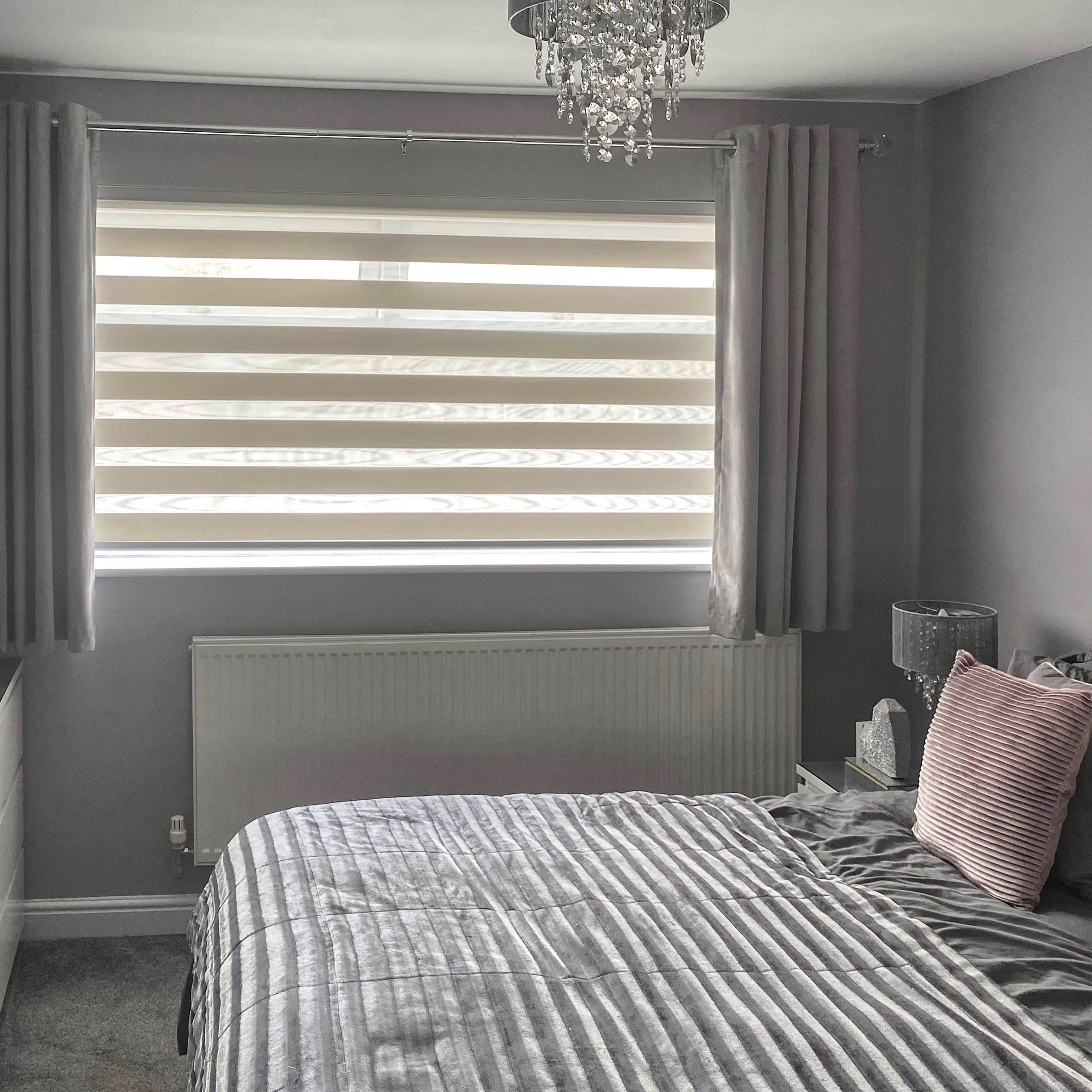 Dusk Beige Dimout Day and Night Blind