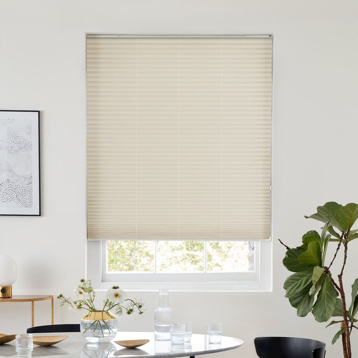 Elba Pearl Pleated Blind