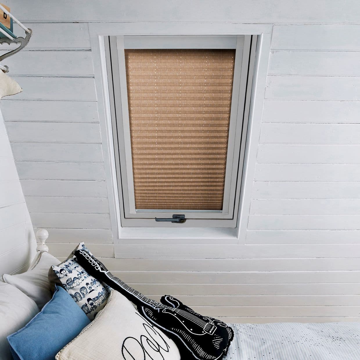 Luster Dark Bronze Skylight Pleated Blind