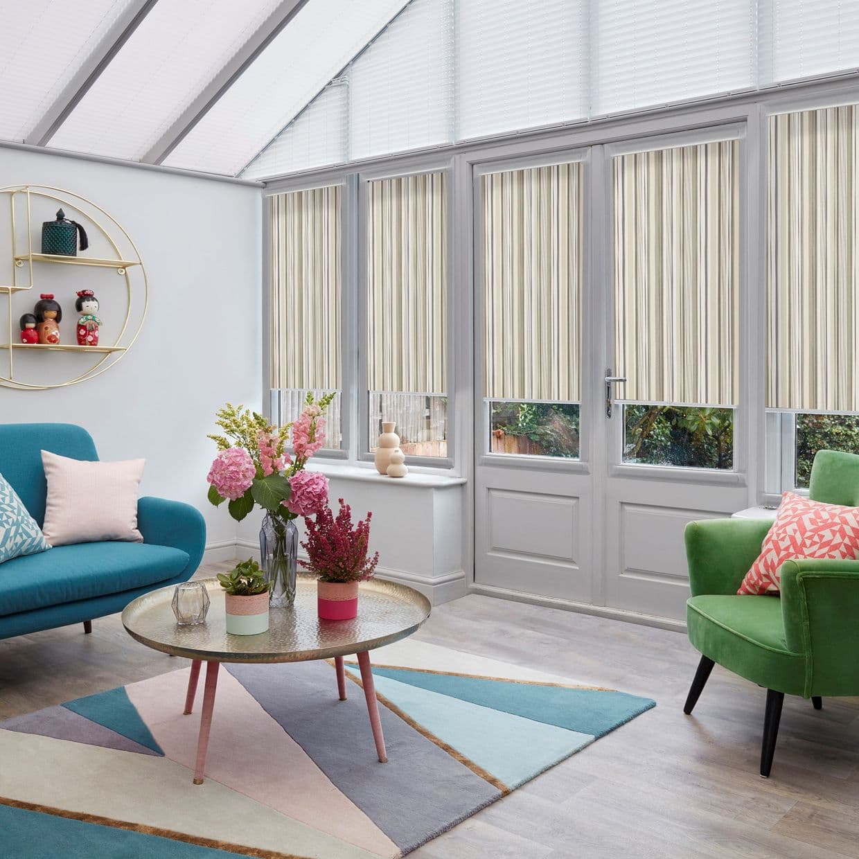 Lexi Natural Conservatory Roller blind