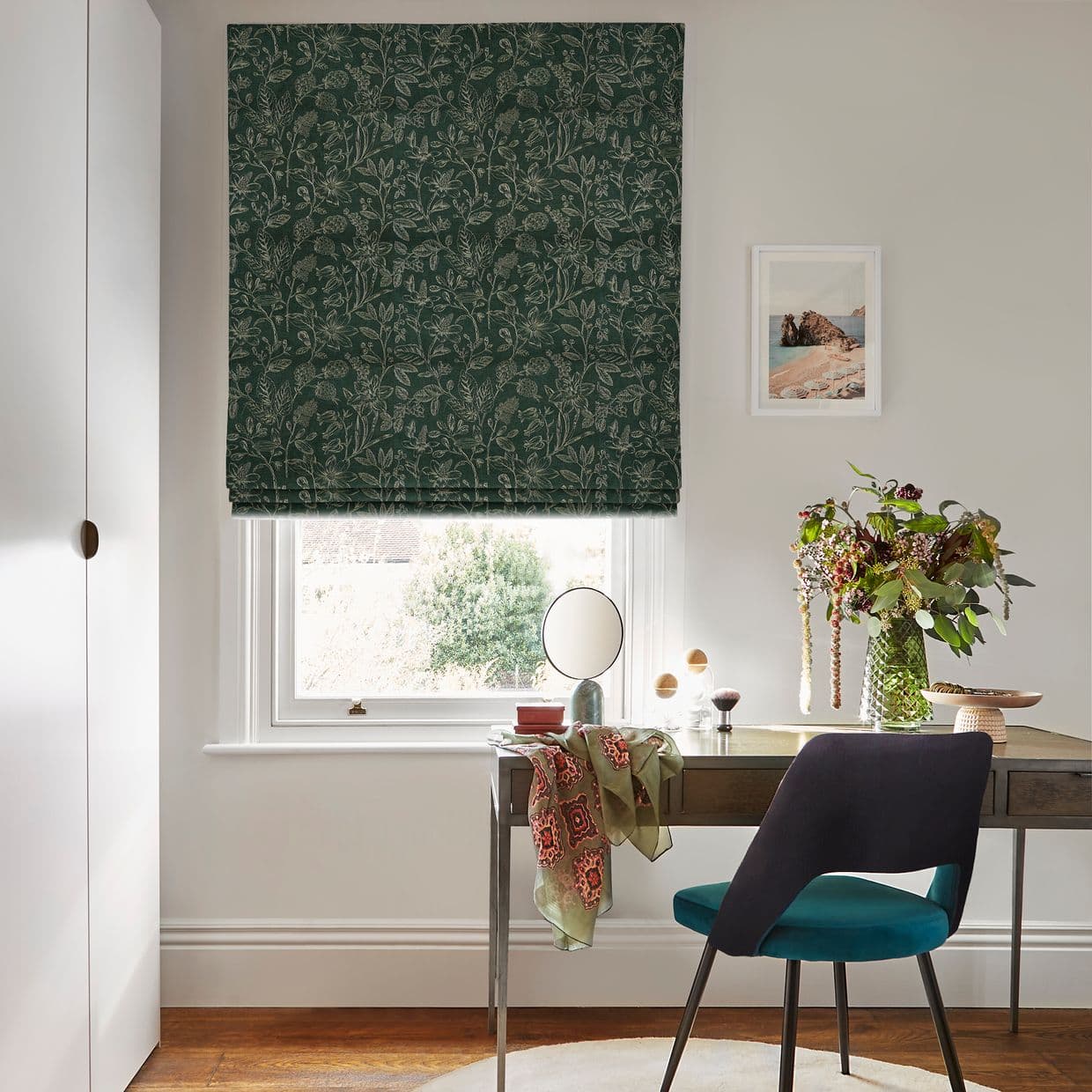 Anika Grey Roman blind