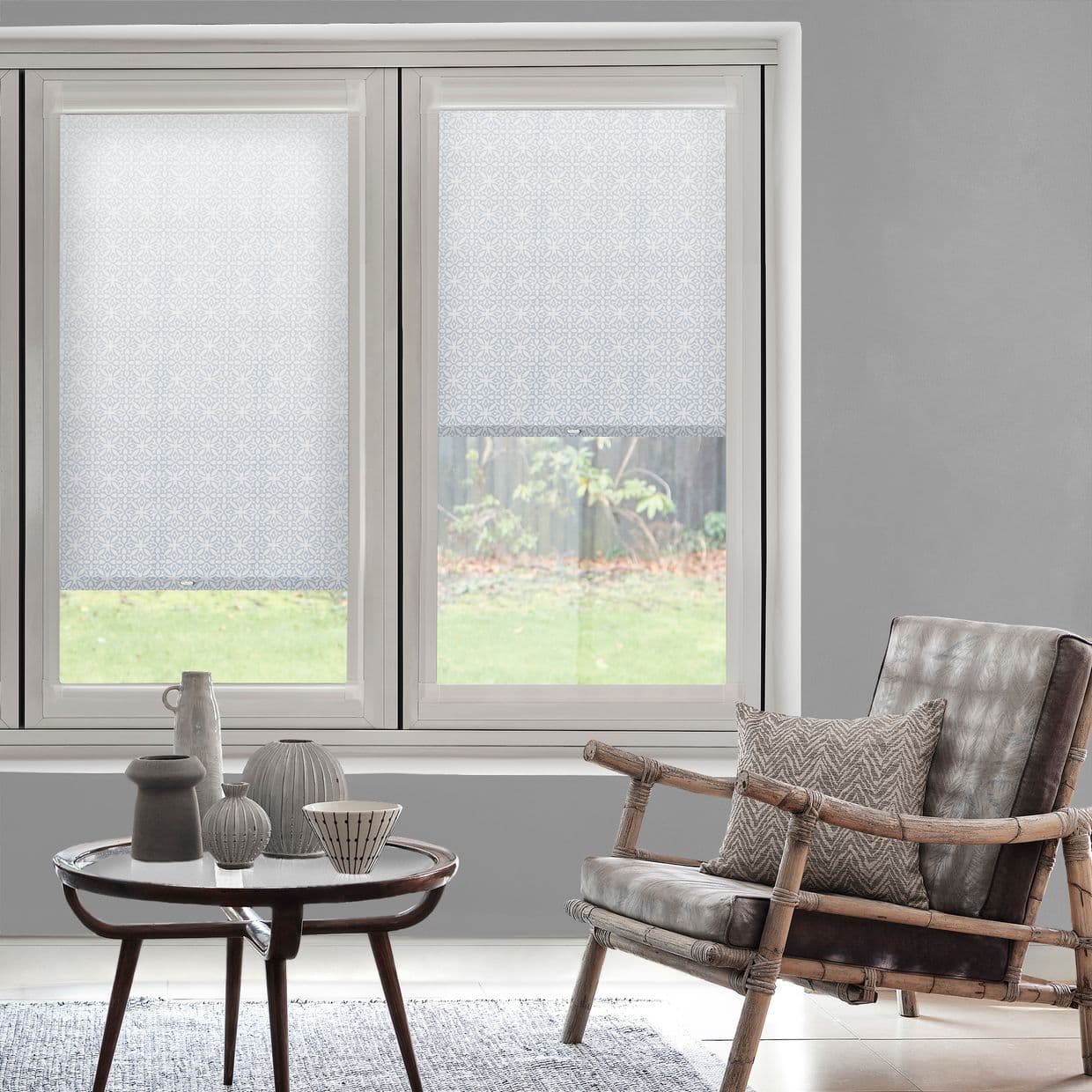 Marrakech Blackout Stone Perfect Fit Roller blind