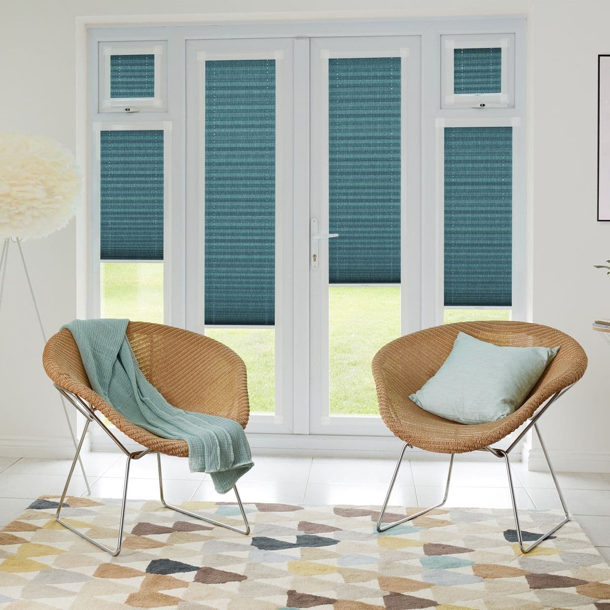 Metro Green Perfect fit Pleated blind