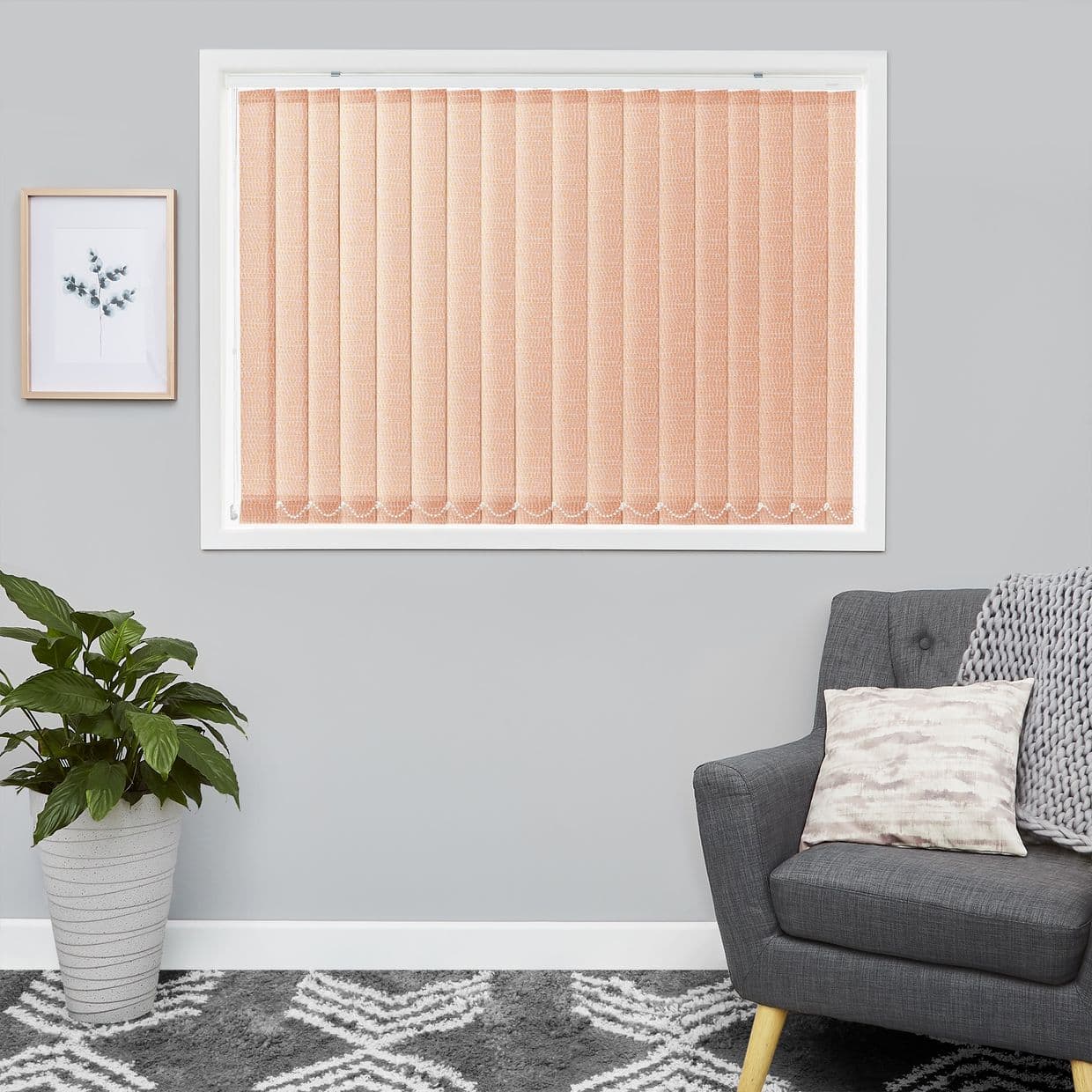 Fernsby Amber Vertical Blind