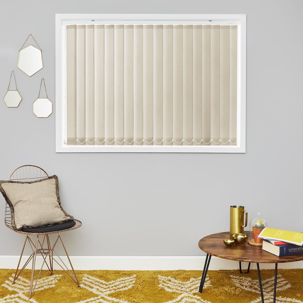 Hugo Natural Vertical Blind
