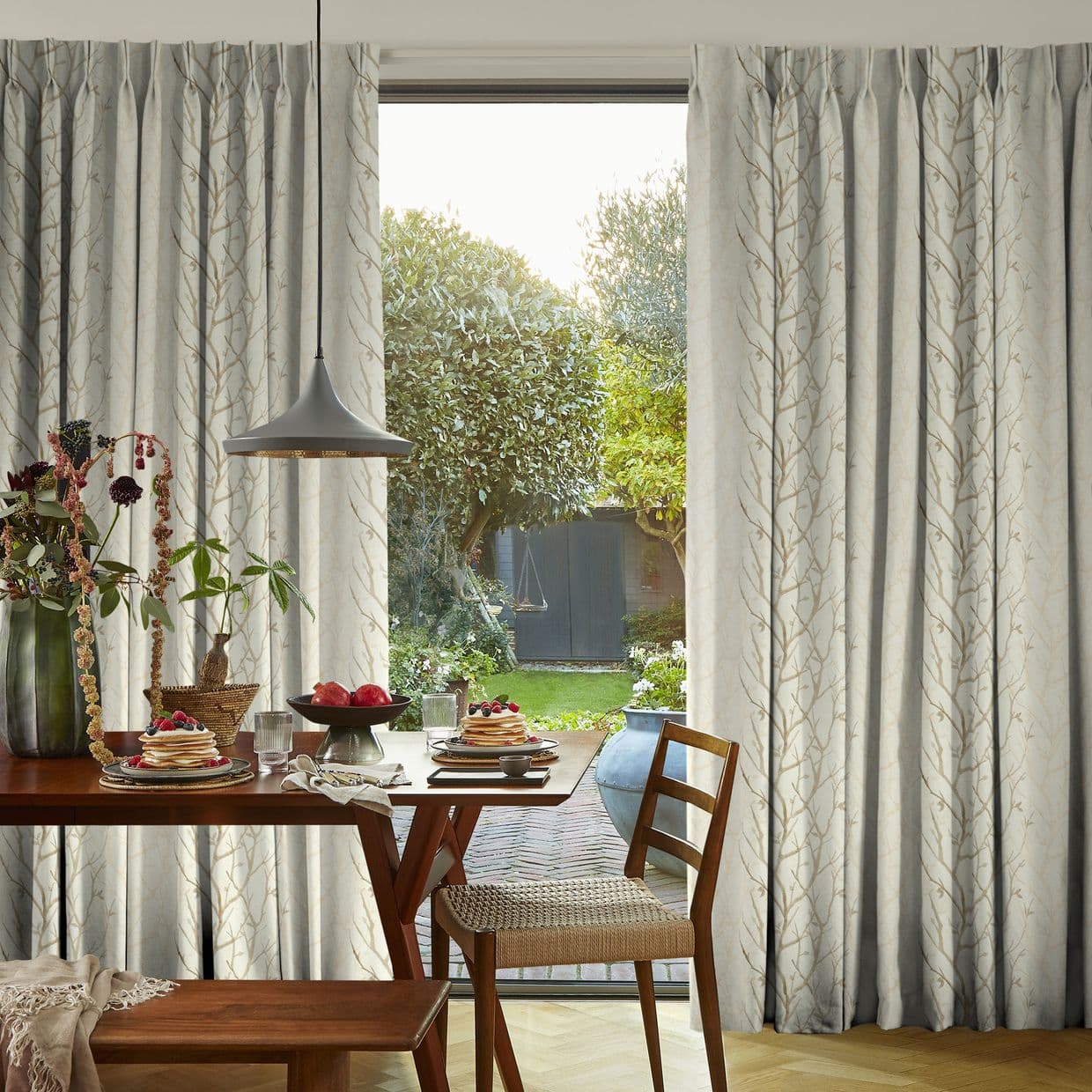 Pyrus Cream Curtain