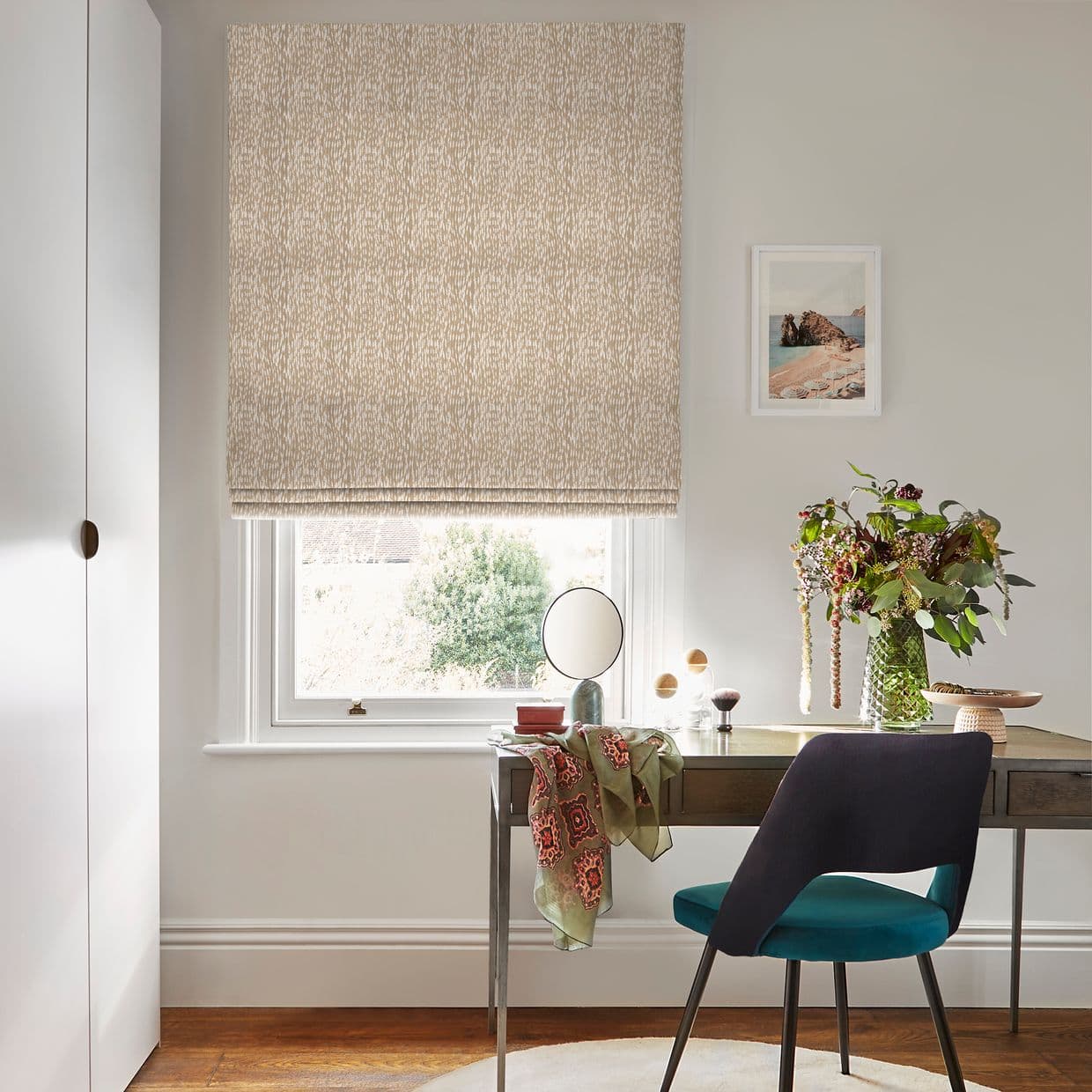 Daze Taupe Roman blind