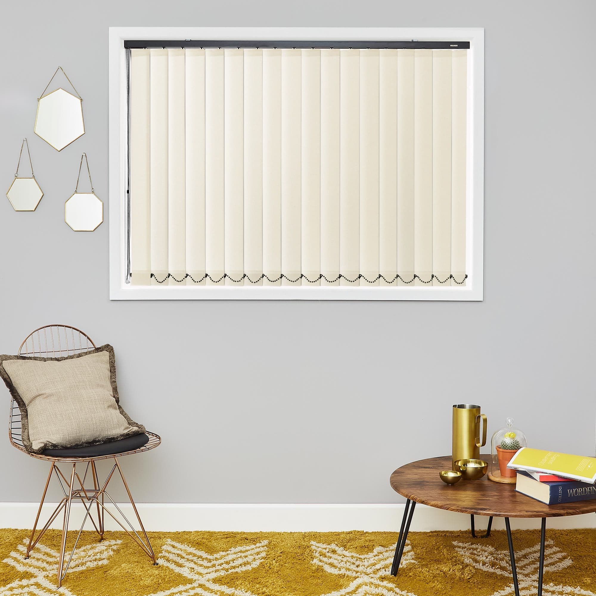 Reber Cream Vertical Blind