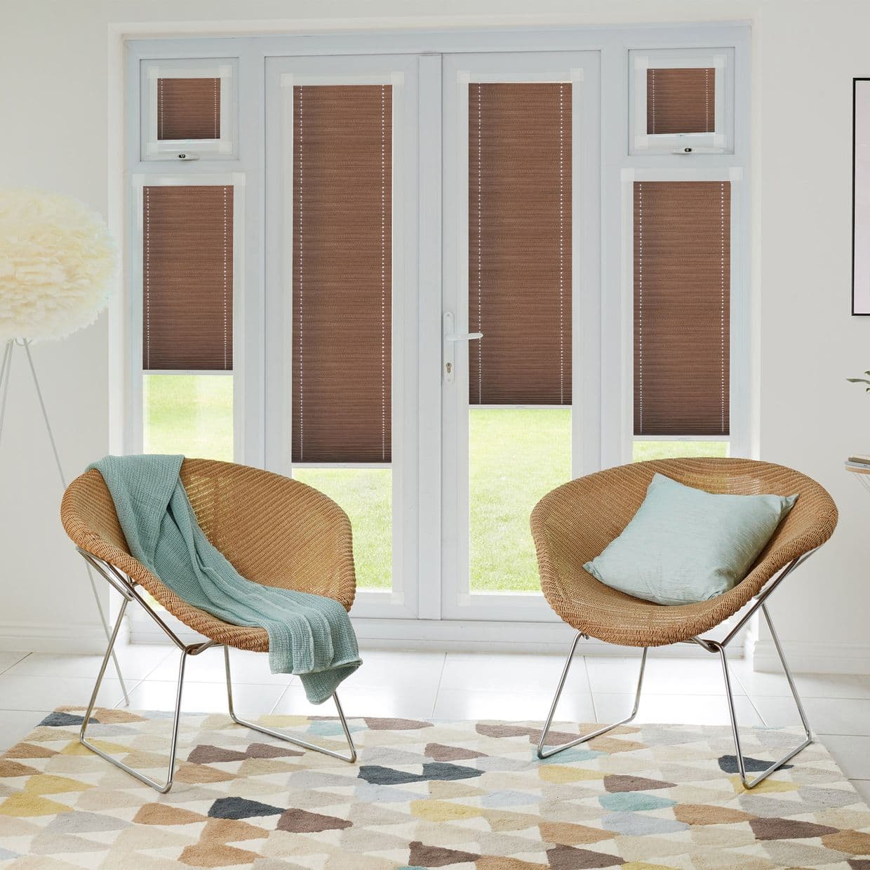Grenoble Chocolate Perfect fit Pleated blind