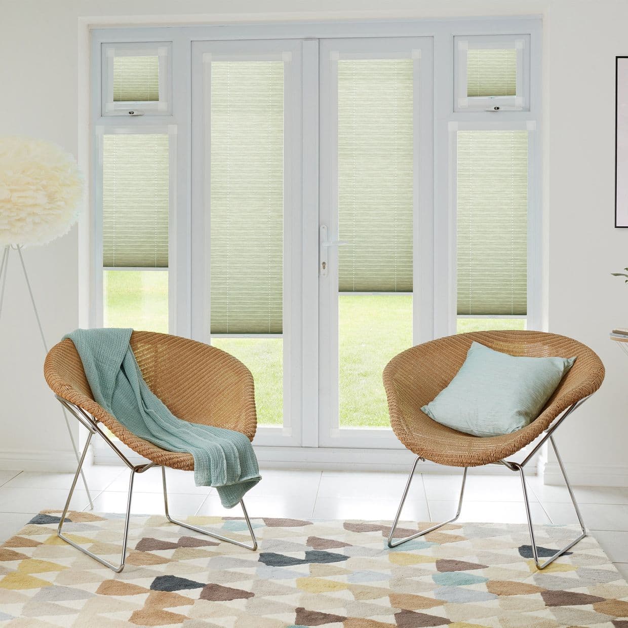Montoya Pistachio Perfect fit Pleated blind