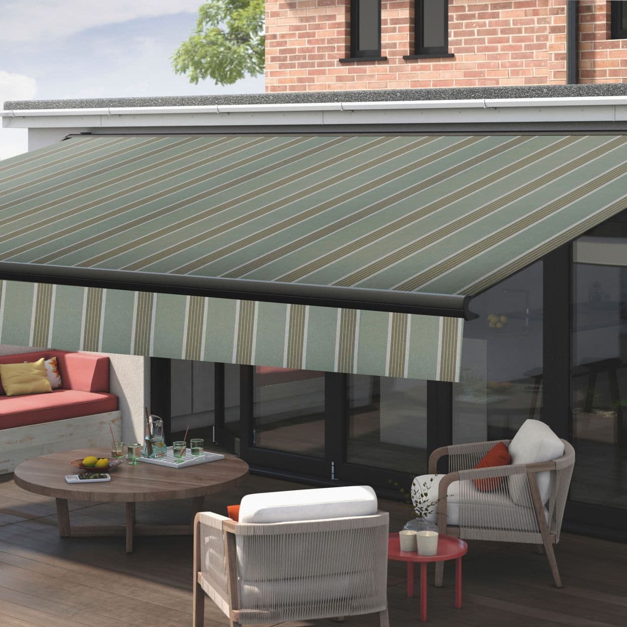 Manosque Green Awning