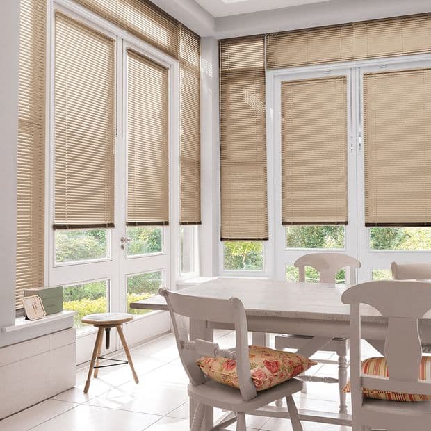 Special Finish Creamy Apricot Conservatory Venetian blind